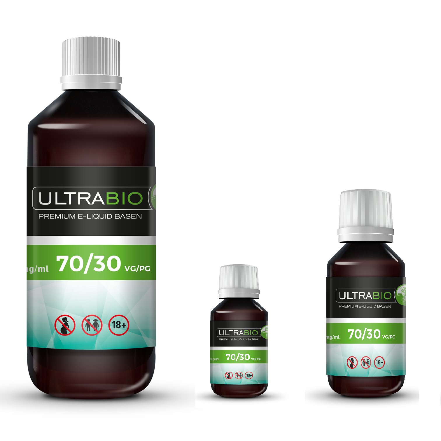  Ultrabio Basis 70 VG/30 PG Liquid 100 ml bis 10 Liter